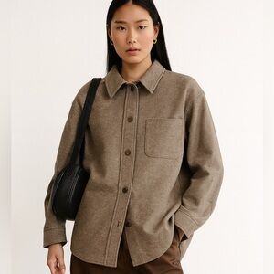 Uniqlo Brown Jacket Cardigan
